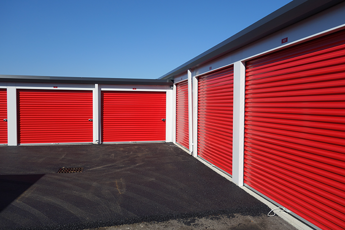 roll up red doors