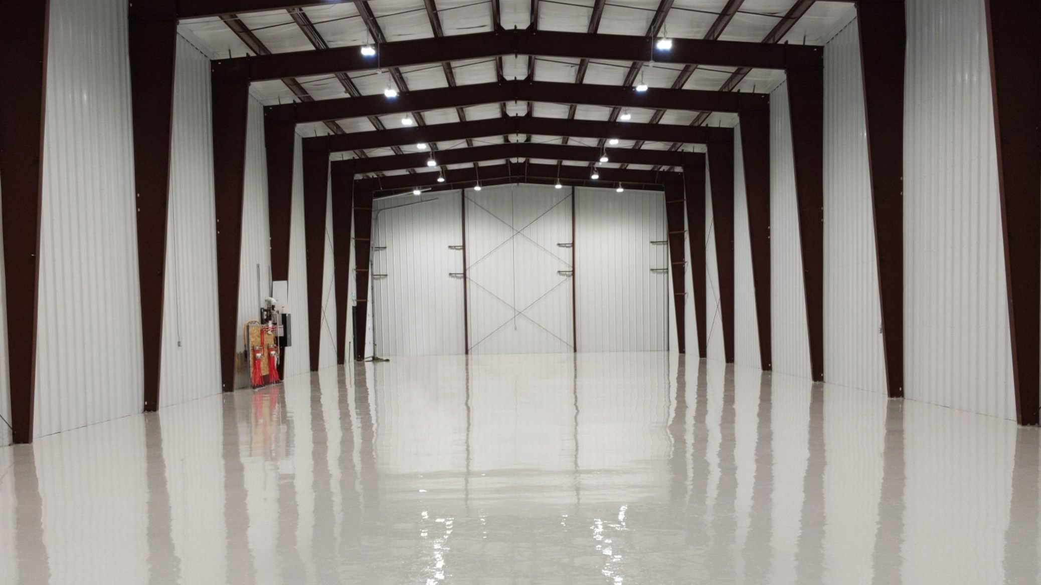 pre-engineered steel clear span warehouse